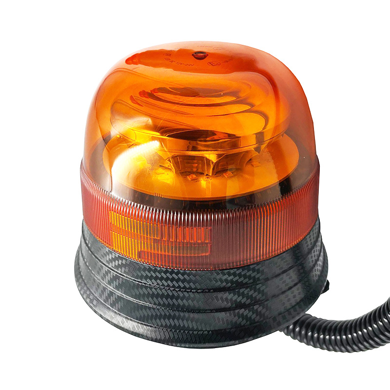 12LED's Amber magnetische basis Knipperend veiligheidswaarschuwingsbaken